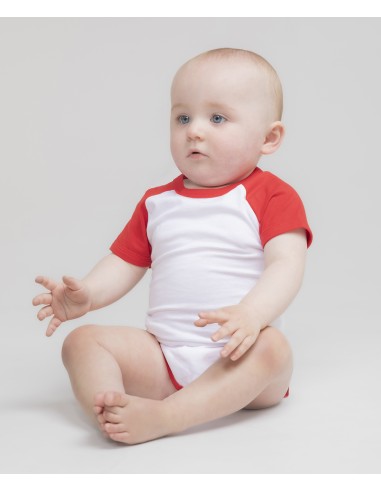 LAR-LW502-Essential Short Sleeved Baseball Bodysuit